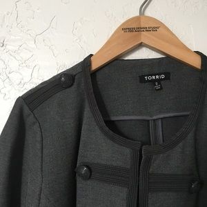 Torrid military blazer